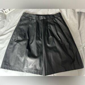 Joe Fresh Black Faux Leather Pants
